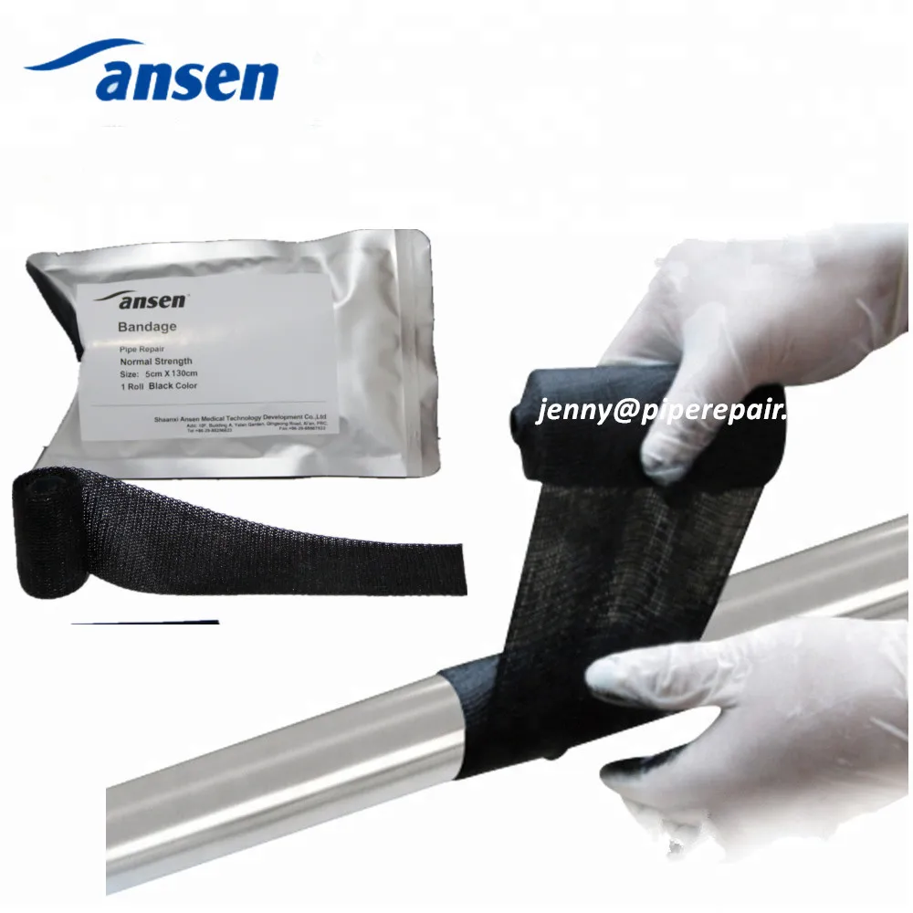 Free Sample Pipe Repair Bandage Oil Gas Plumbing Pipe Leak Repair Kit Fiberglass wraps