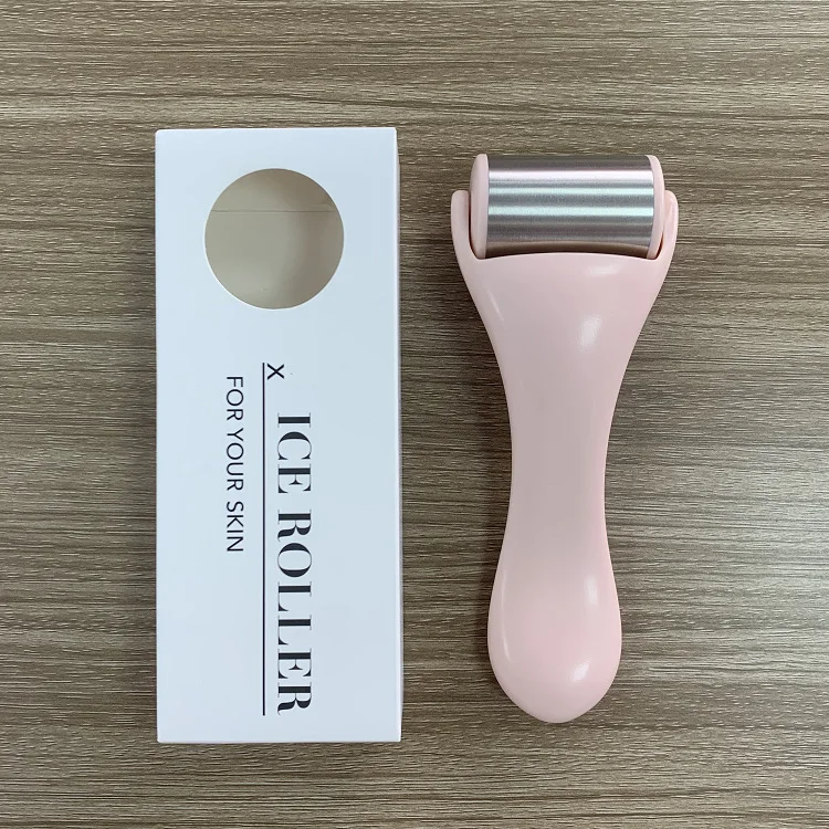 Nickel Free Stainless SteeI Skin Cooling facial massager Ice Roller Facial Neck Lifting Ice Roller