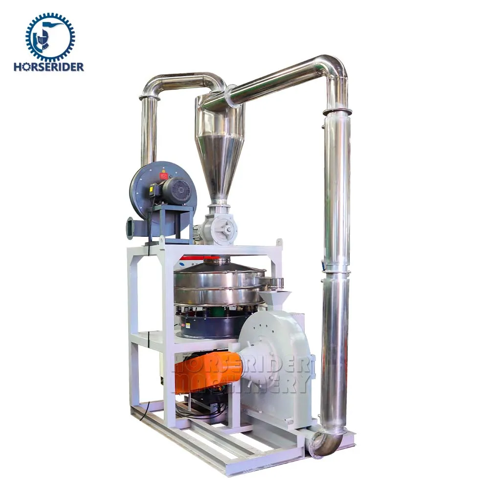 100-1000kg/h Pulverizer Machine Plastic Miller Lab Pulverizer Machine Factory customization High Speed PE LDPE HDPE PP PVC