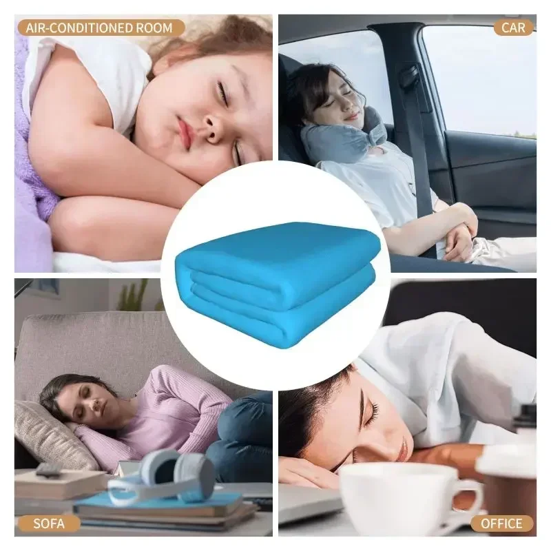 One Pieced HD Printed Blanket Lightweight Flannel Throw for Sofa Bed Travel Camping Livingroom Office Couch Chair