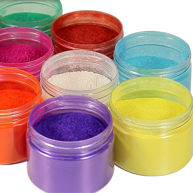 Kolortek bulk epoxy resin pigment powder set natural/synthetic mica for crafts art