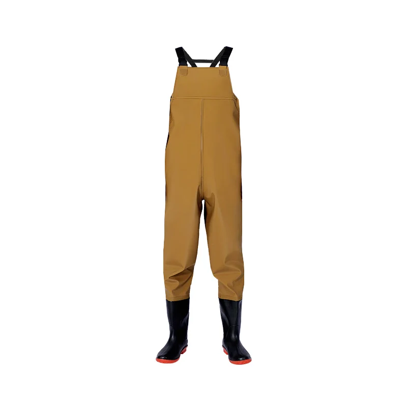Fashion catch the sea fishing work water pants yellow wading pants wholesale