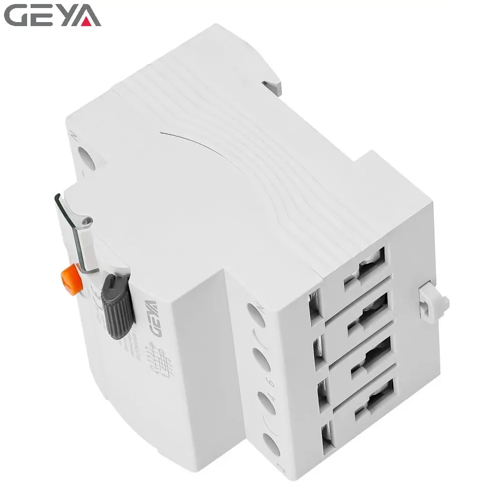 GEYA Wholesale GYL10 3 Phase + N Earth Leakage Residual Current Circuit Breaker Good Price ELCB 10mA 30mA 100mA 300mA 500mA