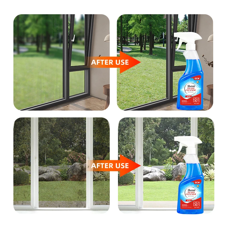 Glass Cleaner Removes Dirt & Grime, Leaves No Residue 740ml