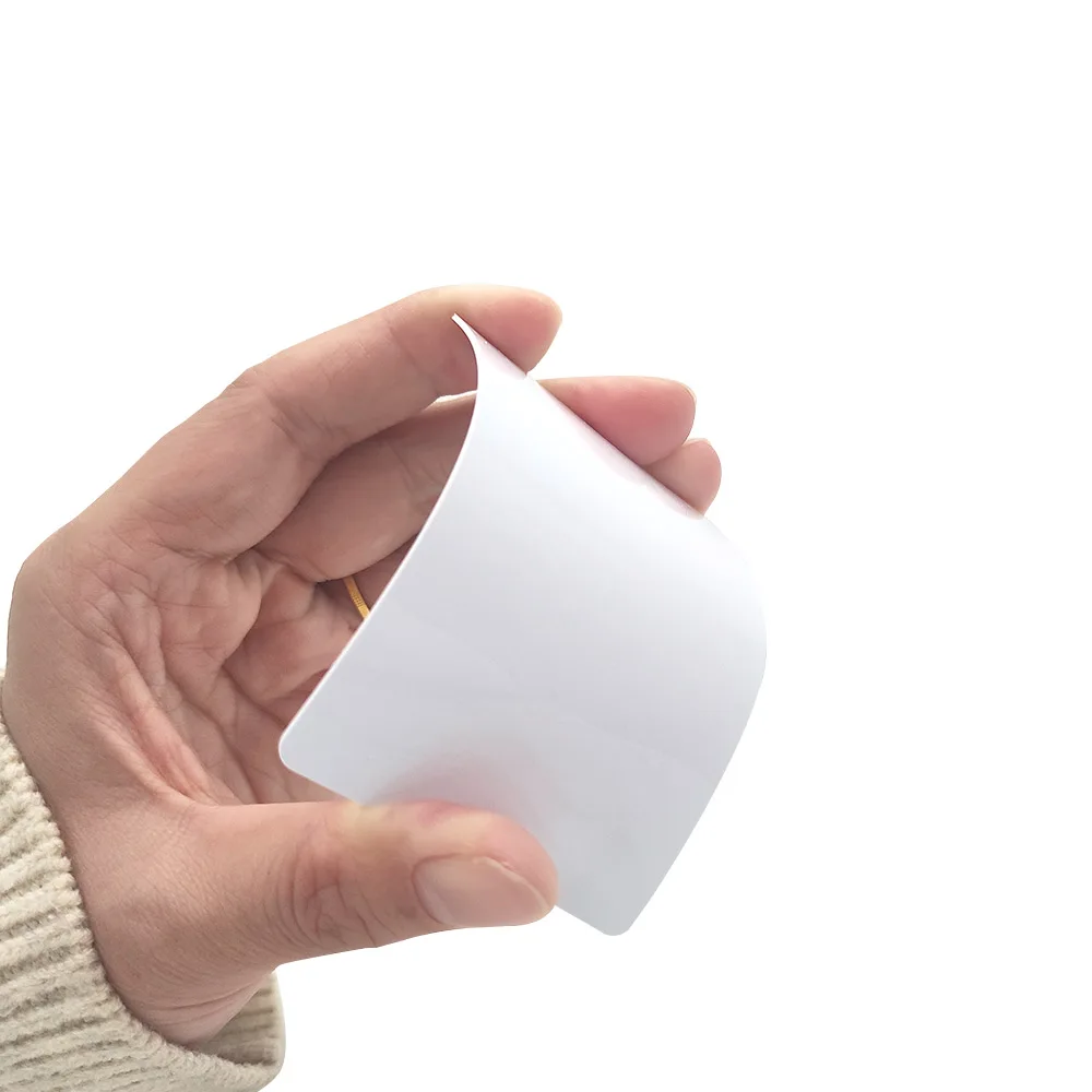 No Chip Printable Blank Card Plastic CR80 Card 85.5*54*0.76MM  ID PVC Card