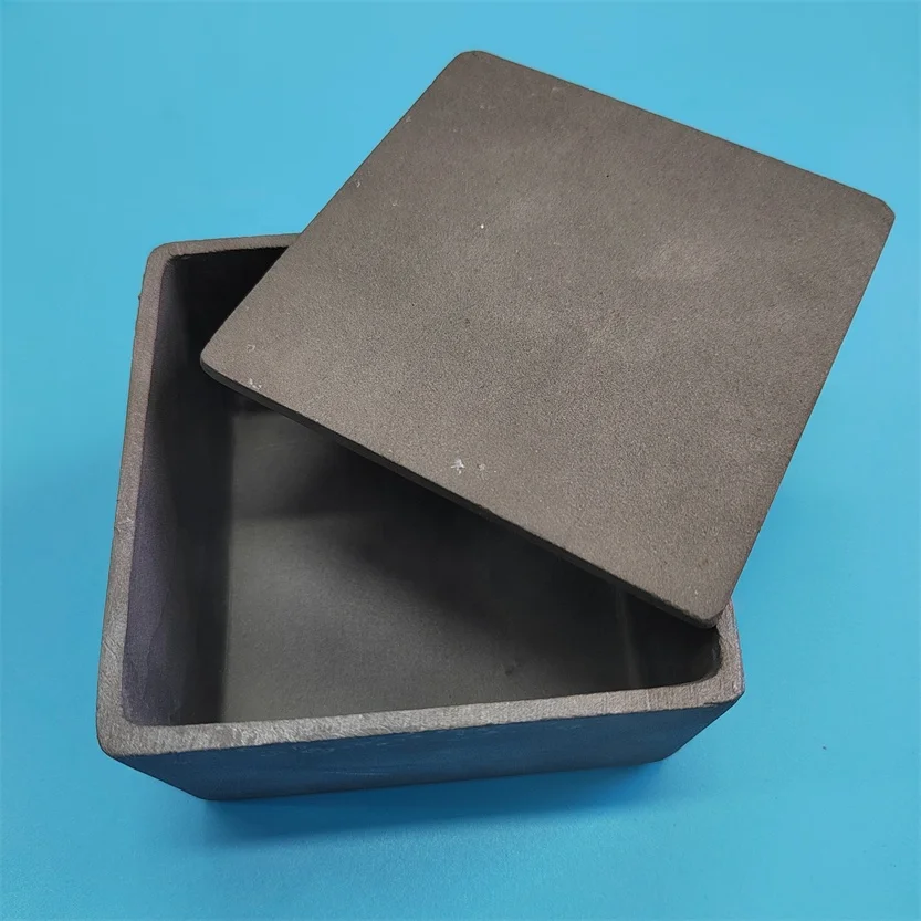 1380C temperature resistant reaction sintered silicon carbide sic ceramic crucibles for kiln shelves