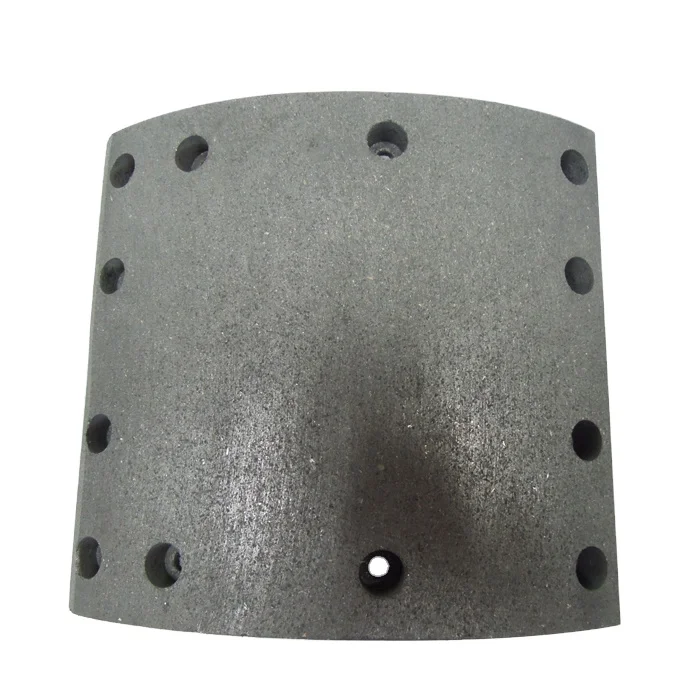 WVA 19384 non-asbestos front and rear axle truck brake lining kit for IVECO