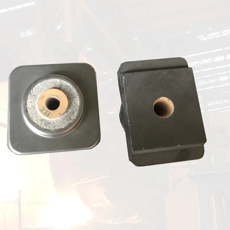 tundish nozzle with zirconia insert