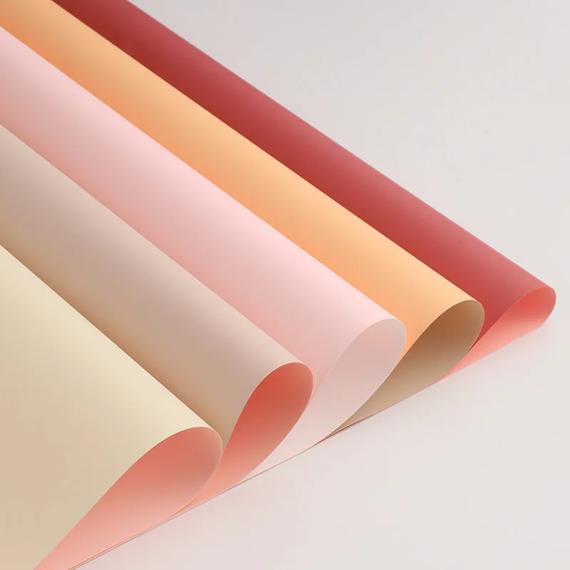 Custom Luxury Waterproof Korean Flower Wrapping Paper Roll Rose Bouquet Wrapping Paper
