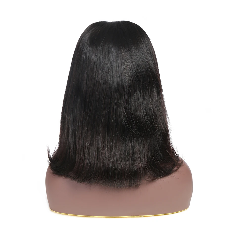 
2021 New Style Short BOB Wig Brazilian Virgin Human Hair Lace Front Wig,Silky Straight Lace Frontal BOB for Black Women 