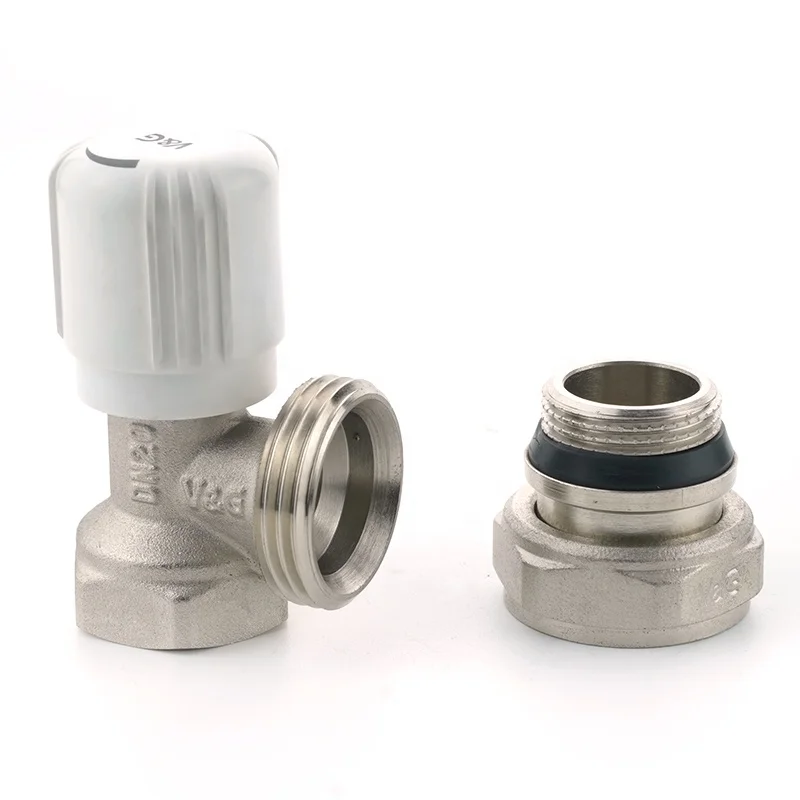 1/2 inch DN15 Brass Angle 15mm Thermostatic Radiator Valve Manufacturer