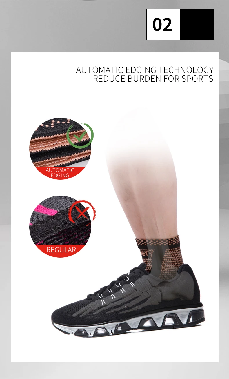 Wholesale Customized Logo Adjustable Copper Ankle Support Elastic Ankle Bandage Compression Guard Straps Ankle Brace