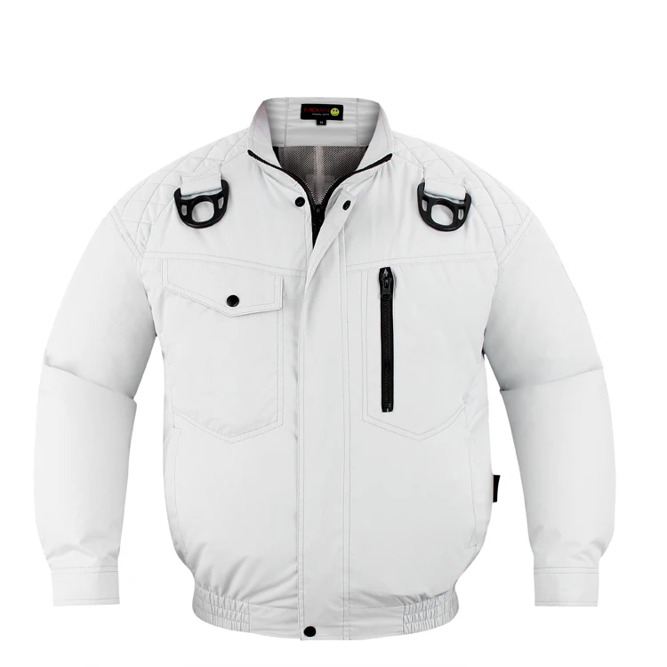 MIDIAN Высококачественная уличная летняя спортивная одежда, куртка с вентилятором охлаждения и USB-разъемом, перезаряжаемая батарея для бега