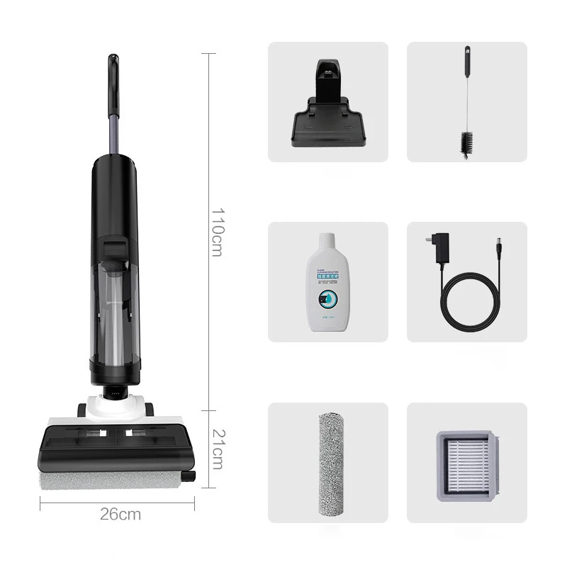 Dry and wet mop handheld upright cleaning vacuum handheld vacuum cleaner Household vacuum cleaner