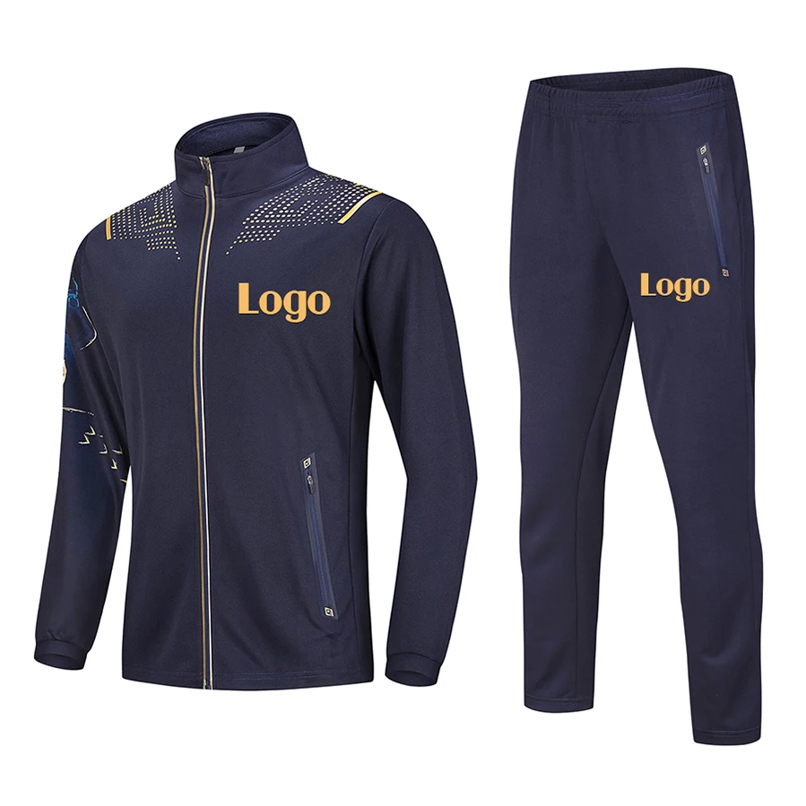 Men Wholesale Casual Warm Zipper Up 2 Piece Tracksuit Set 2022 Boys Jogging Wear Sports Gym Track Suit For Men