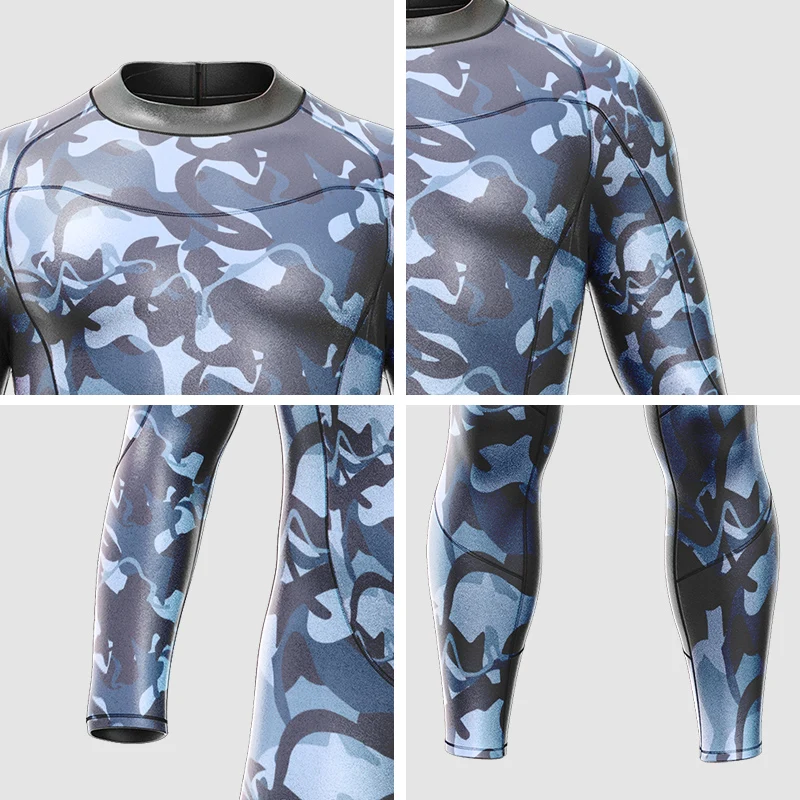 High Quality Wholesale Custom Logo 1.5mm 3mm Unisex Neoprene Diving Suit Free Dive Surf Wetsuits Men