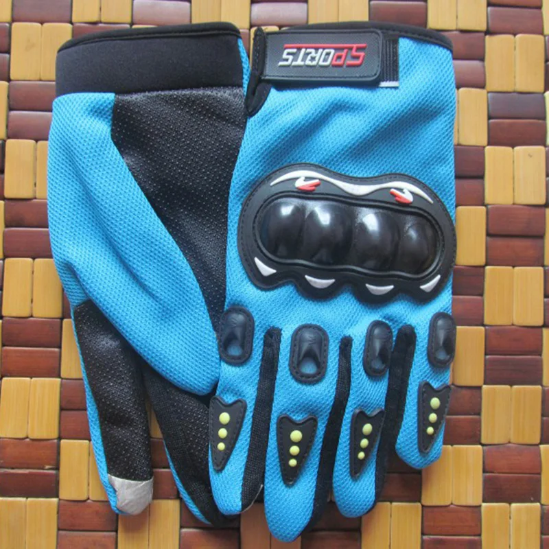 Best Goat Skin Leather Riding Motorbike Motorcycle Motocross Gloves Carbon Fiber Moto Gloves For Men