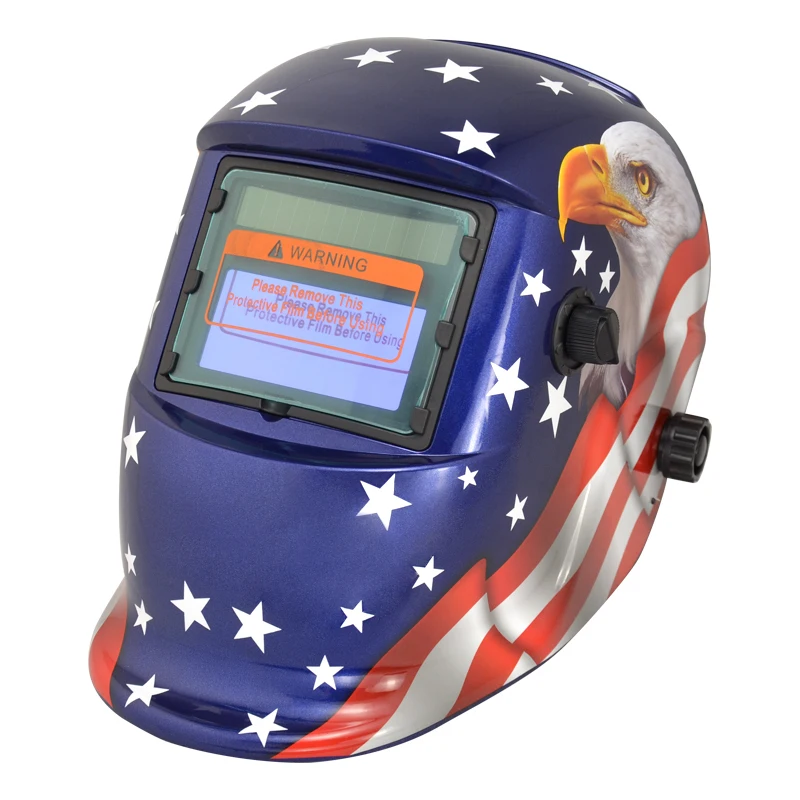 TRQ Auto Solar Welding Mask  Welders Mask Arc Tig Mig Grinding Solar Powered soldering Tool Accessories