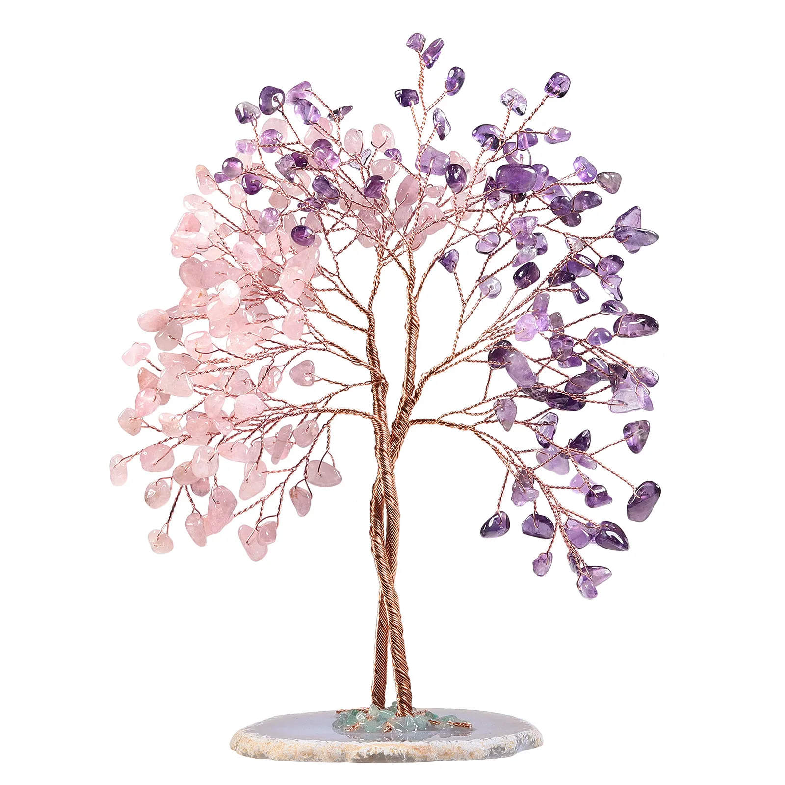 High Quality Natural Crystal 7 Chakra Crystal Tree of Life Wishing Tree Reiki Christmas Lucky Fortune Feng Shui Crystal Tree