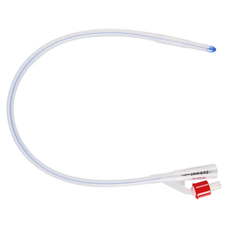 Disposable silicon urinary catheter size-2 way and 3 way urinary catheter