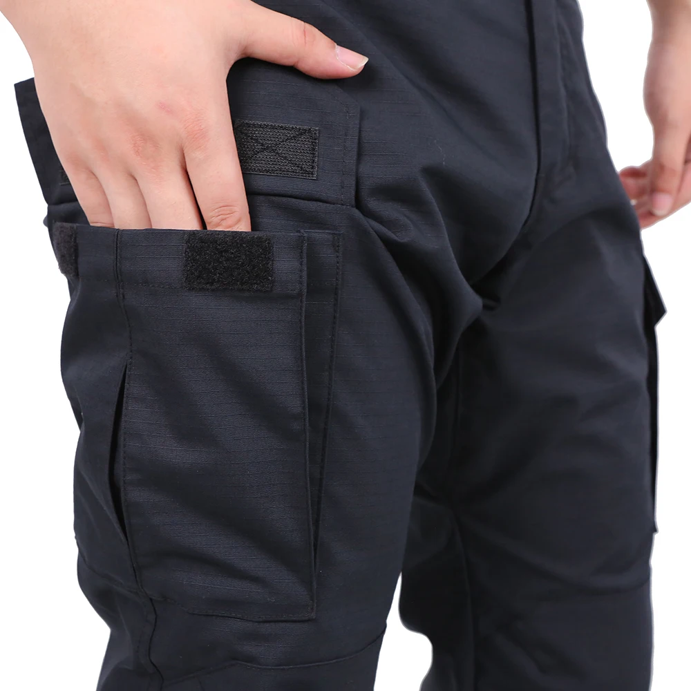 PAZAGUILA Hunting Shirt Pants Set Rip-Stop Forces Frog Suit Blue Tactical Clothing Security Uniform