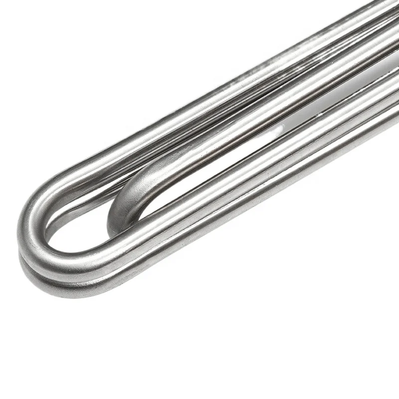 6kw/9kw/12kw Clamp ultrasonic electric heating pipe Flange electric heating tube dry burning 304/316 Heating pipe