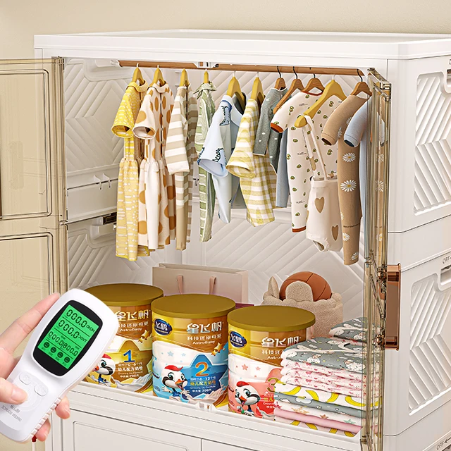Factory Price Wardrobe Standing Design Foldability Plastic Wardrobes  Portable Closet Wardrobe For Bedroom Clothes Storage