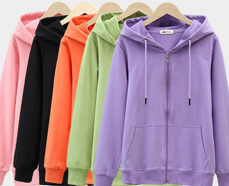 Customizable Unisex Church 90% Cotton Hooded Zip Hoodie Jacket