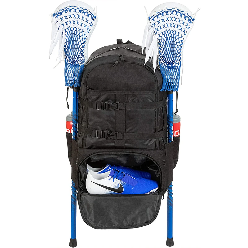 Men and Women XXL Premium Lacrosse Bag Quality Sports Lacrosse Backpack for Field Hockey, Soccer Travel