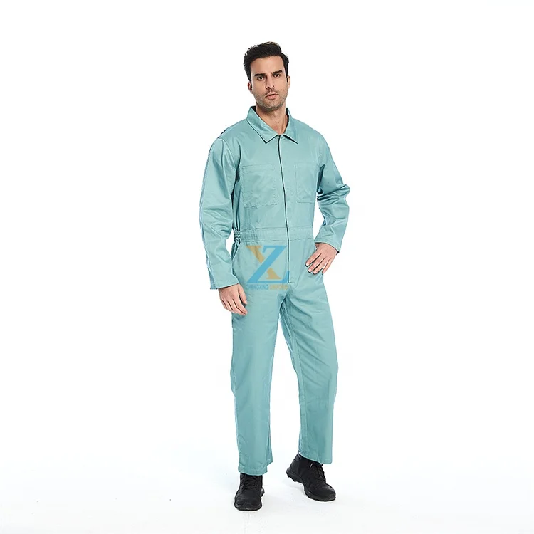 Fall China Manufacturer FR Fire Resistant Clothing White Plain Canvas Cotton Fabric 320Gsm Coveralls