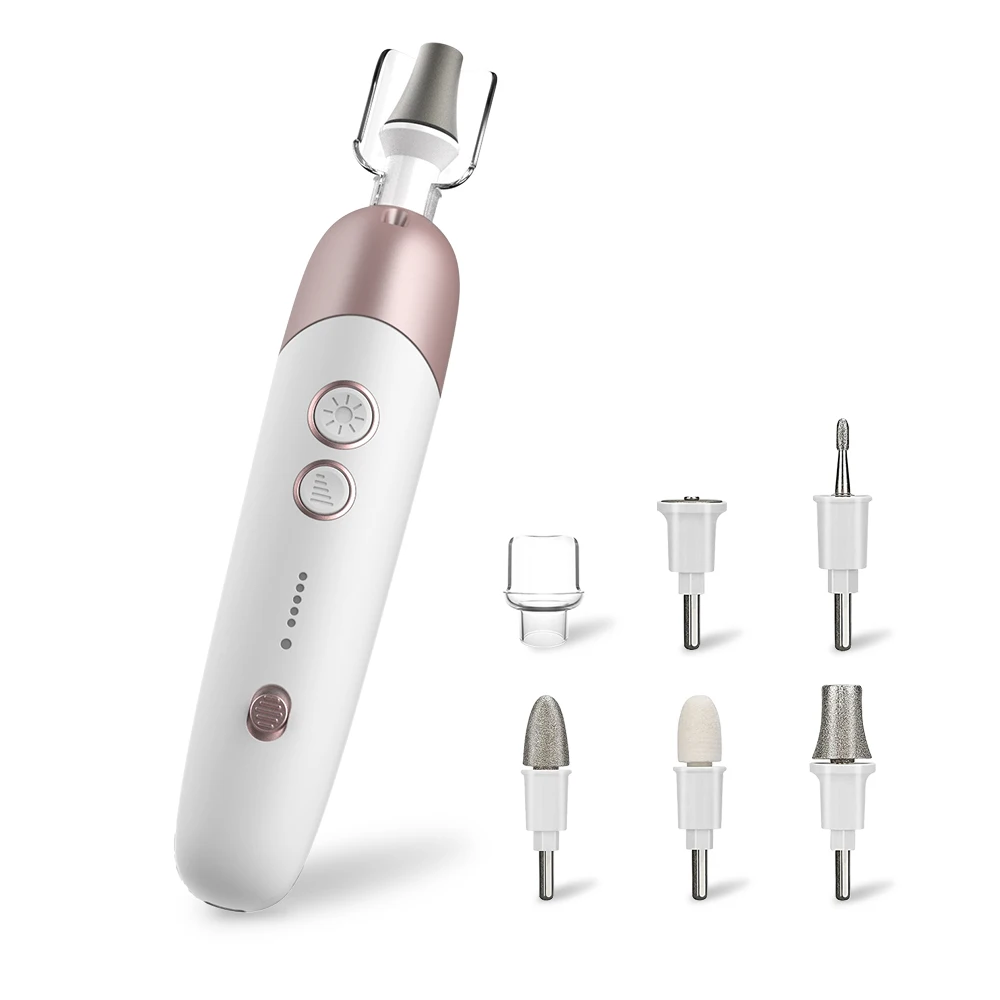 Private Label Mini Portable Electric Nail Manicure Pedicure Tools Set Nail Polishing Sanding Drill Grinder Machine Kit 5 in 1