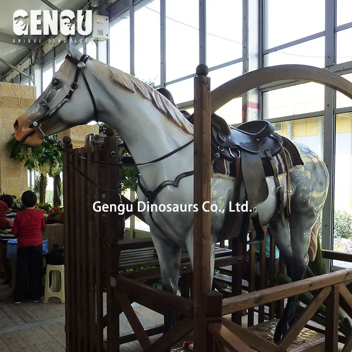 Theme park decoration high simulation life size horse for sale