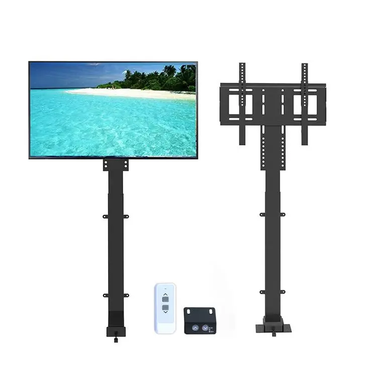 
1000mm TV Lift Mechanism Auto Lifting Adjustable Height With Wireless RF Remote Controller For Plasma LCD LED TV And Monitors 
