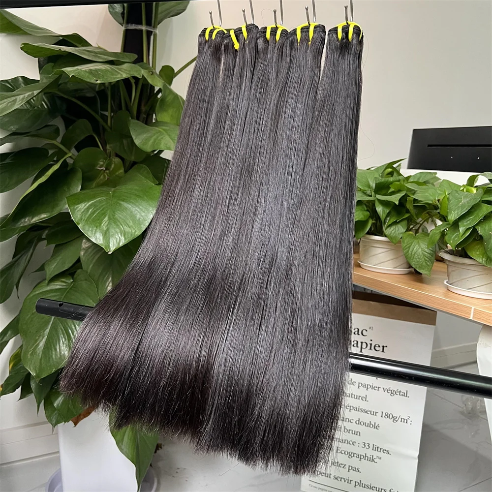 Wholesale 100% Raw Virgin Cuticle Aligned Human Hair Weaving Sdd Vietnamese Bone Straight 10a 12a 15a Raw Hair Bundles