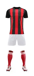 Wholesale professional adult football shirt tracksuit set customized soccer jersey