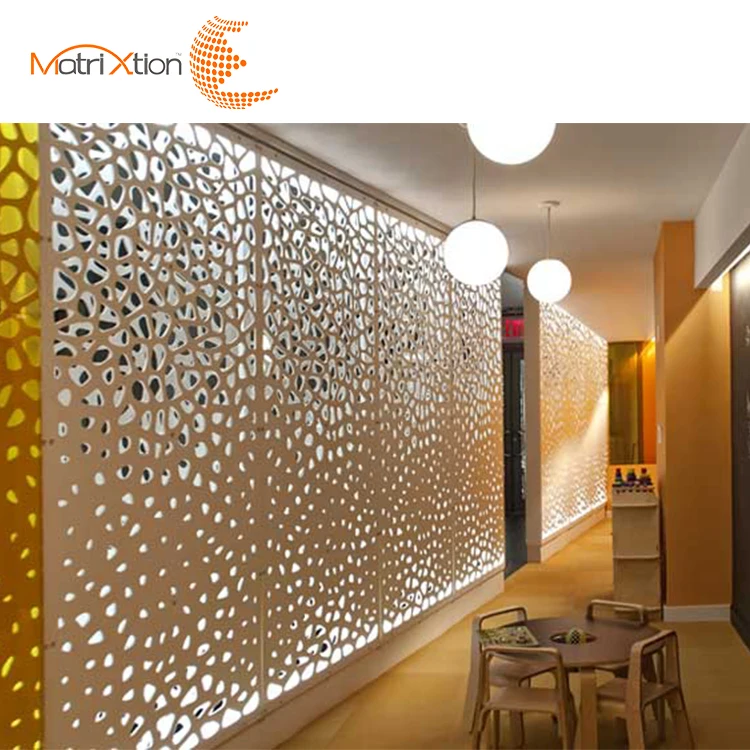 Aluminium Privacy Faux Outdoor Wind Screen Garden Fence