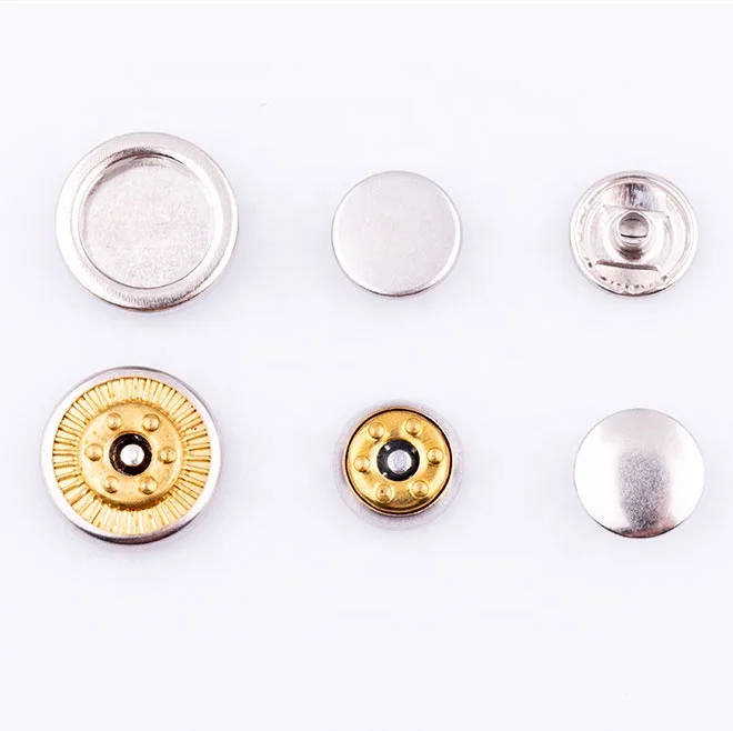 Press Snaps Fastener Custom Flat Cap Snap Button Charms 18mm Buttons Metal Zinc Alloy Round Nickel-free Eco-friendly Flatback
