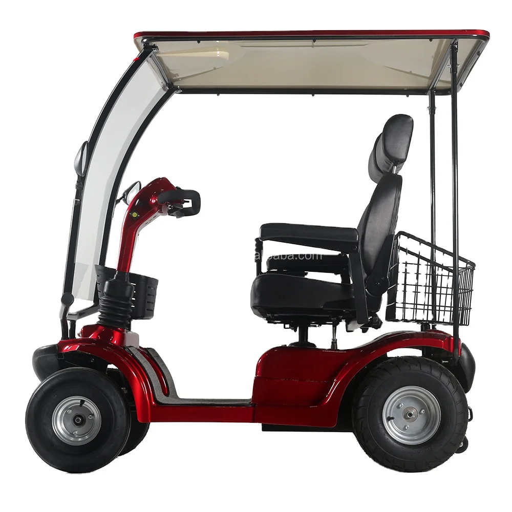 Mobility Scooter Golf Scooter Hot Sale Electric Two Seat Electric Outdoor 16 Inch 199kg with Battery Ce 24V with Sunny Roof