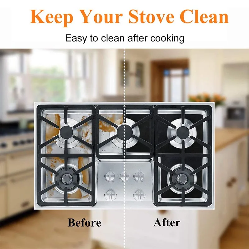 EXW price Hot Easy Clean Non Stick Stove Protector Mat Reusable Gas Stove Burner Covers