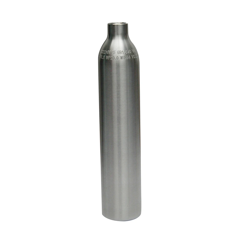 Factory direct 0.5L seamless aluminium high pressure cylinder co2 cylinder