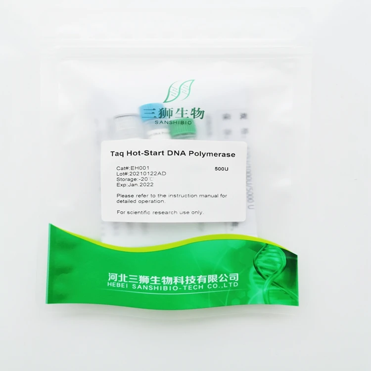 Durable sanshibio taq hot start dna polymerase chemical reagents in china