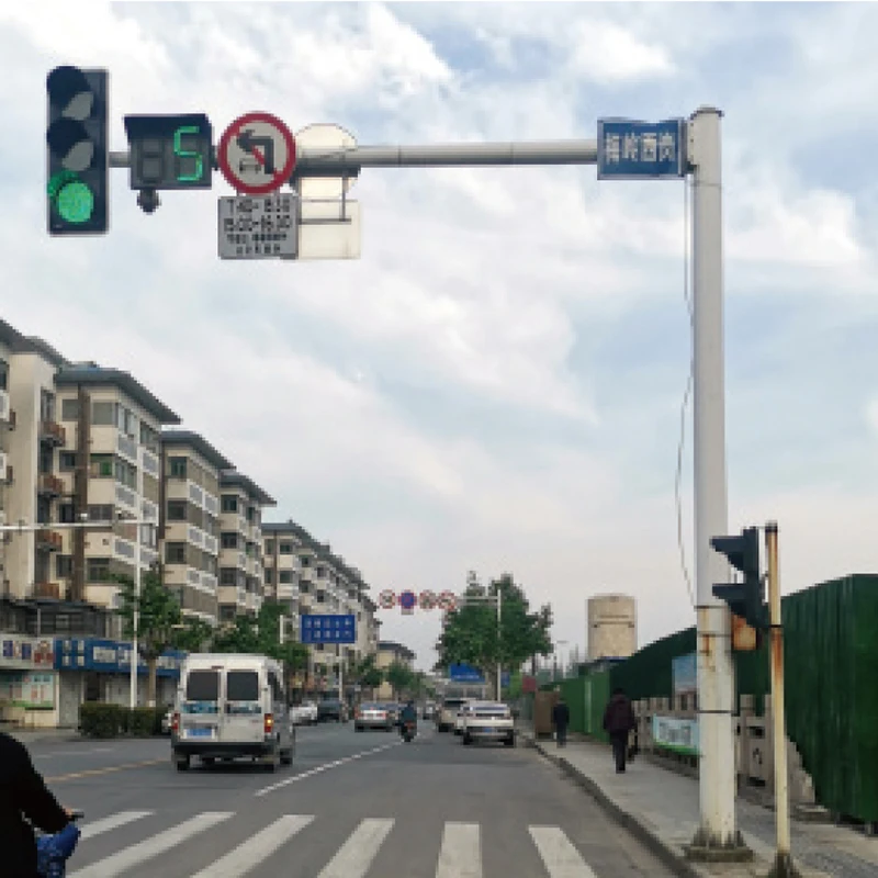 New Design LED Solar Warning Light Flashing Red Green Traffic Indicator Light