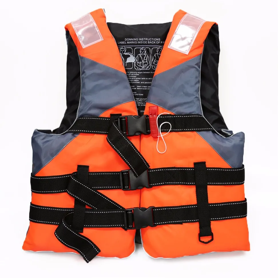 Wholesale sea fishing surfing boating water safety rescue life jacket vest