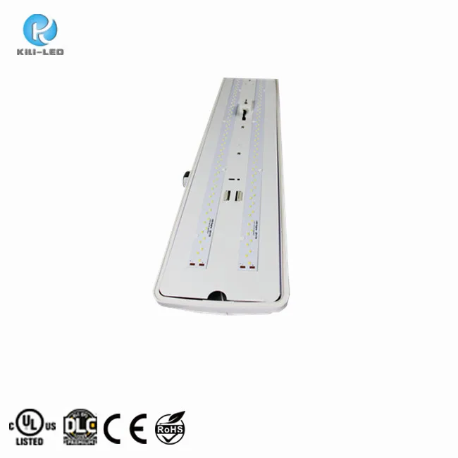 factory superior  UL DLC listed 4ft 150lm/w industrial outdoor  LED vapor tight fixture