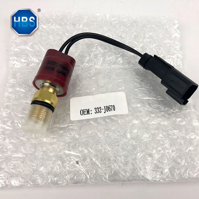 12 Bar / 9 Bar Pressure Switch OEM 332/J0670 332 J 0670 332-J0670 For J C B Backhoe Loader 3CX 4CX