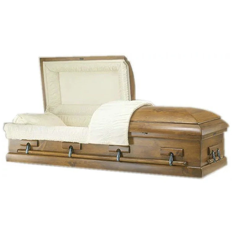 Cheap American Style Funeral Wooden Coffin Casket From Coffin Manufacturer