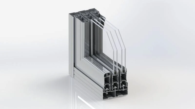 Waybom Bi-fold Sliding Open Steel Door Minimalist Design Double Aluminum Japanese Folding Style Soundproof Fiberglass Screen