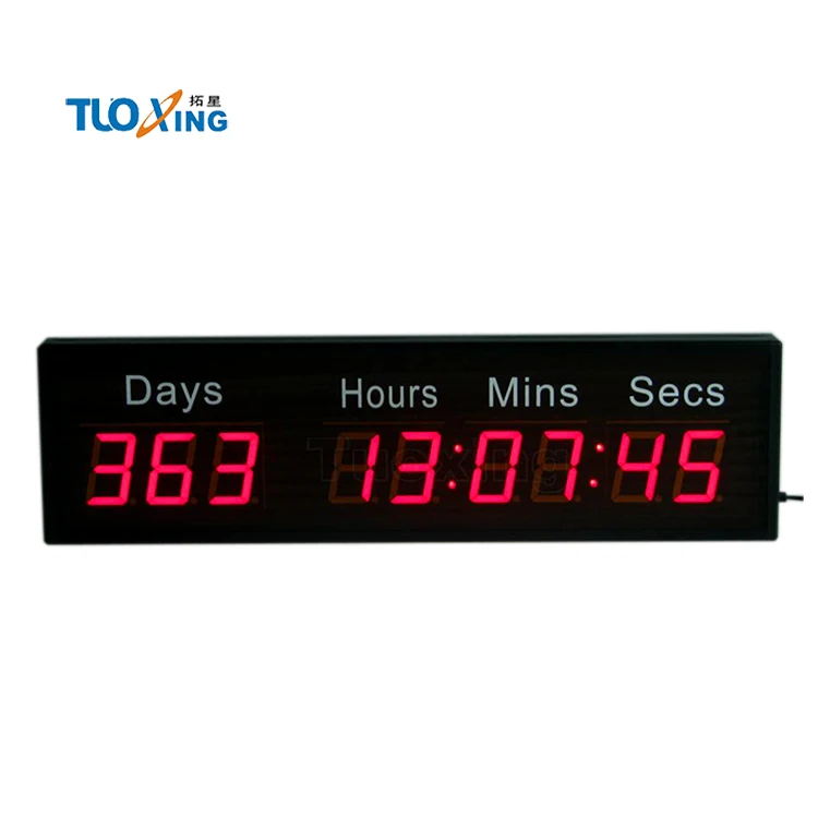 9 digit 2.3 inch digital countdown timer days hours minutes seconds countdown timer