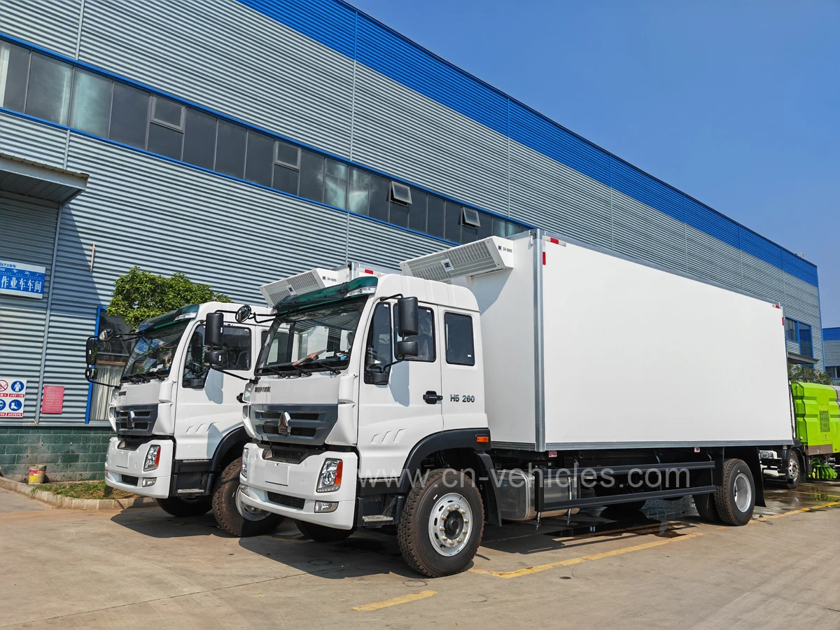 HOWO H5 280 л.с. 4x2 сверхмощный холодильник фургон пищевой транспорт термокинг рефрижератор