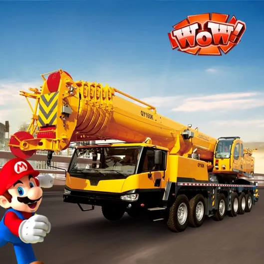  160t QAY160 мобильный кран с стрелой 60 м +